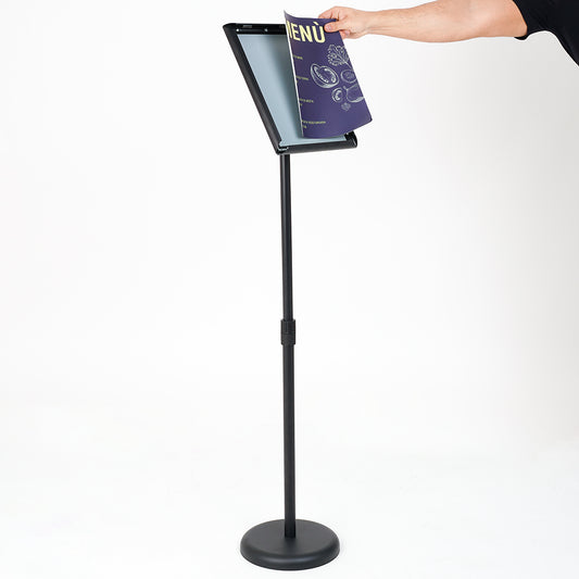 atril de pie regulable con marco