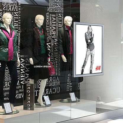 marcos pubblicitario para tiendas