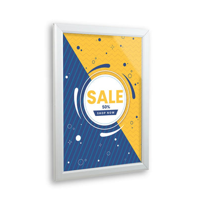 marcos publicitario para escaparate de tiendas