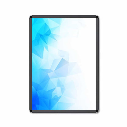 marcos publicitarios de aluminio negro