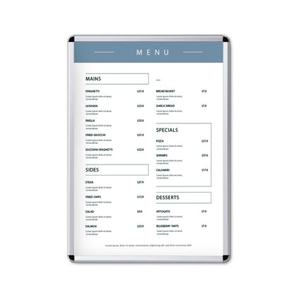 marco abatible con perfil de 32 mm