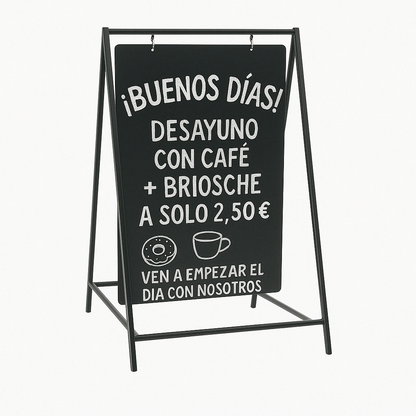 pizarra bar de pie para exterior
