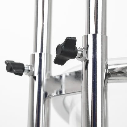 Expositor de pie con semiesferas de metacrilato para presentación de productos