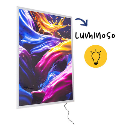 marco publicitario luminoso led