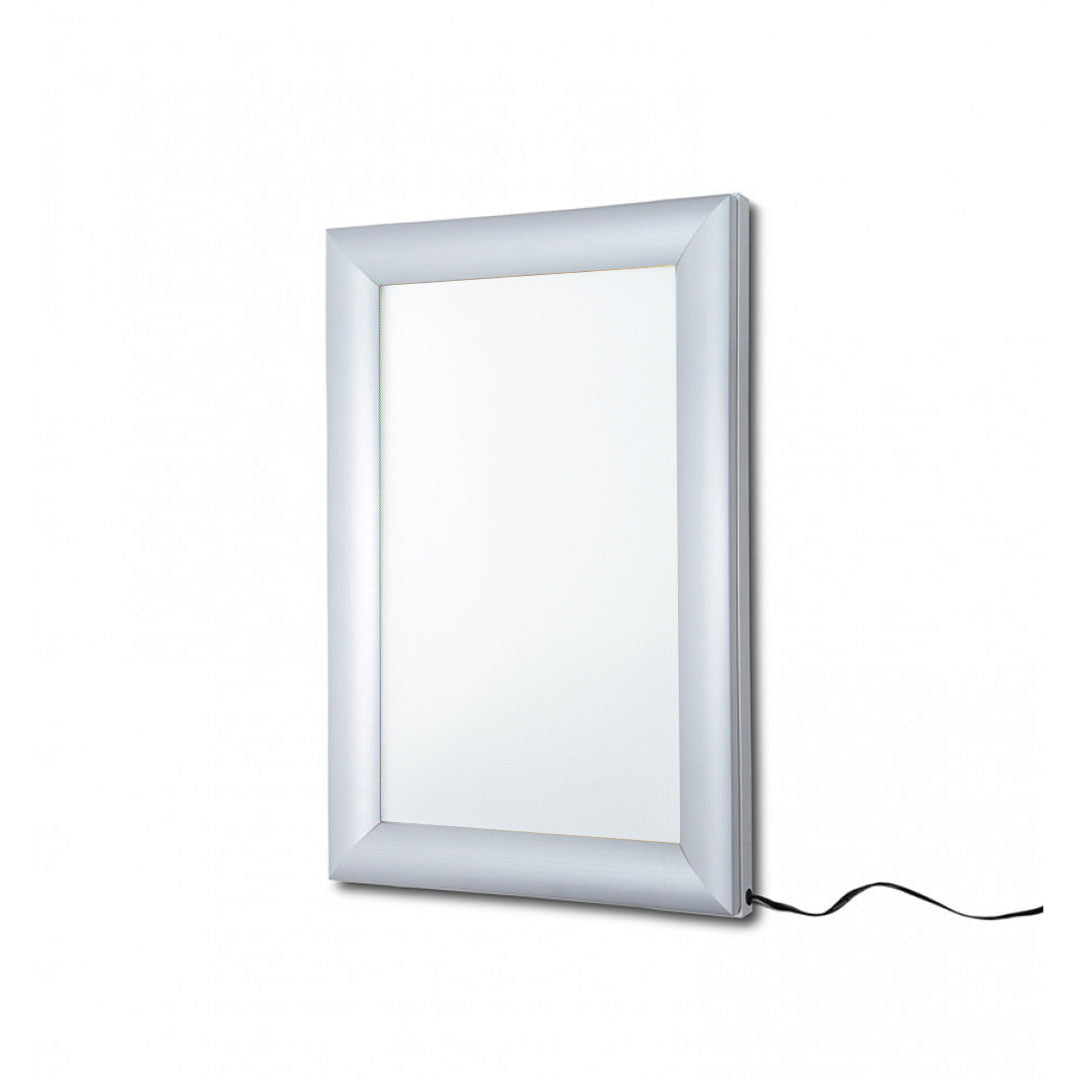 marco de alumino con led para graficas a4