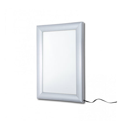 marco de alumino con led para graficas a4