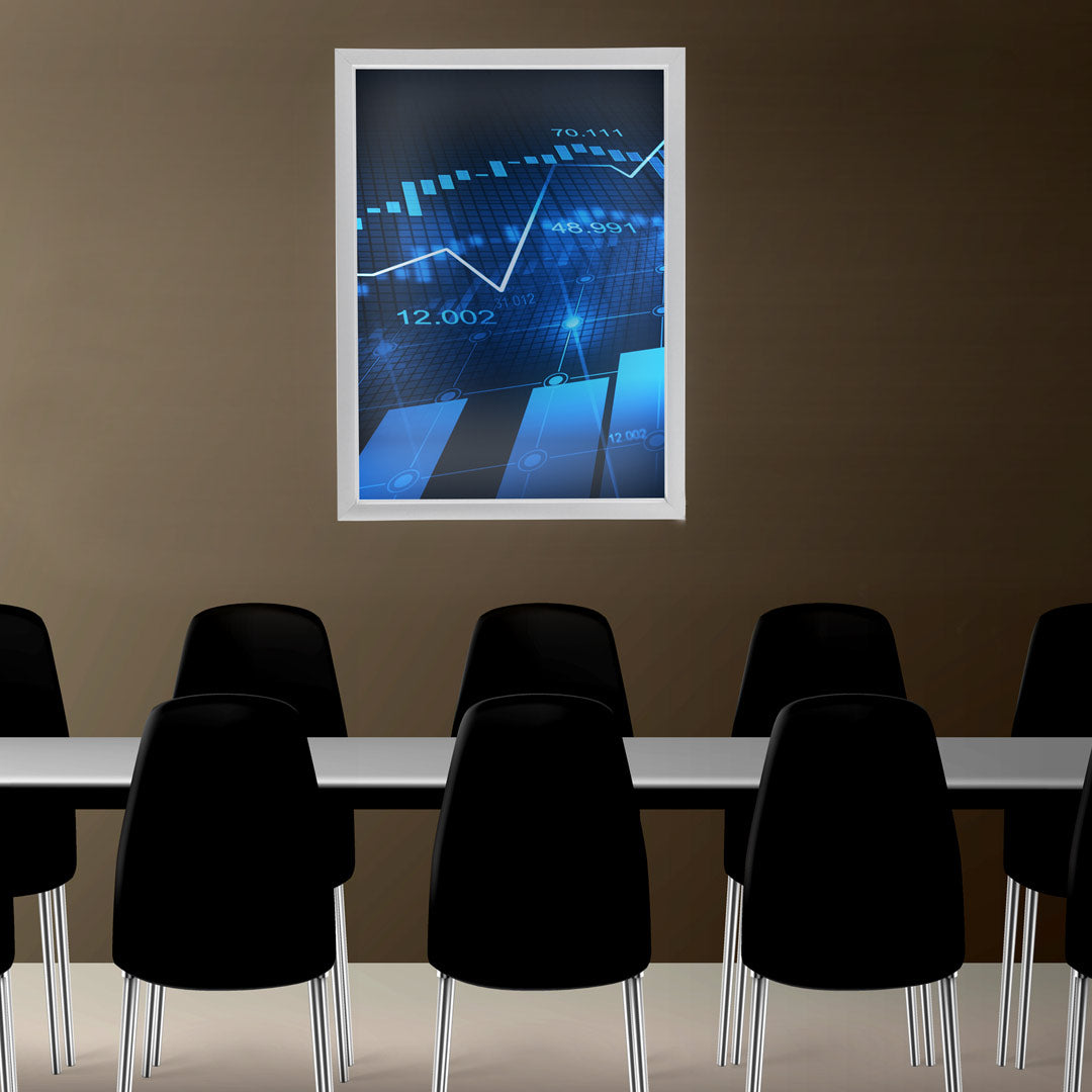 marco publicitario luminoso LED