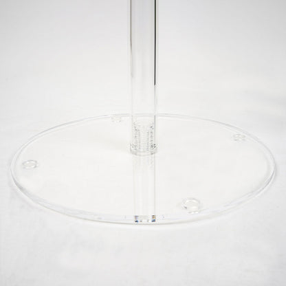 base redonda en metacrilato