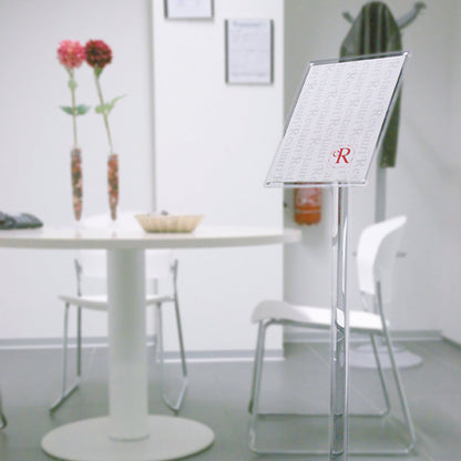 atril expositor de pie de metacrilato