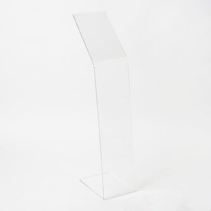 expositor atril de pie en metacrilato