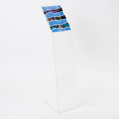 expositor de pie atril de metacrilato
