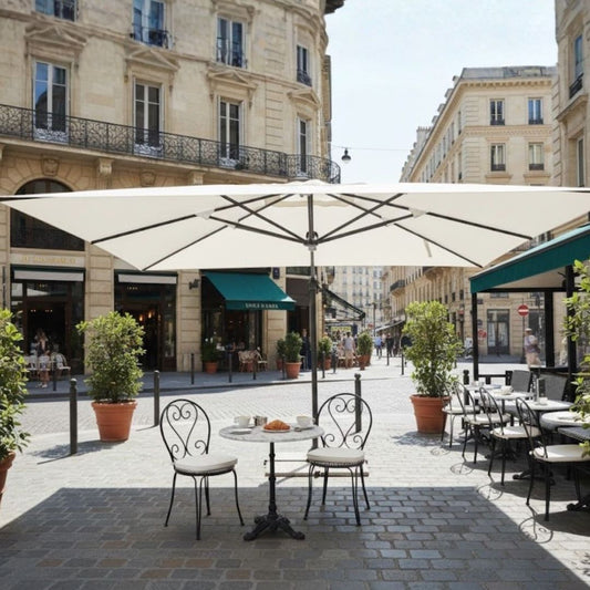 Sombrilla Rectangular 3x2 Excéntrica de Aluminio – BLUES