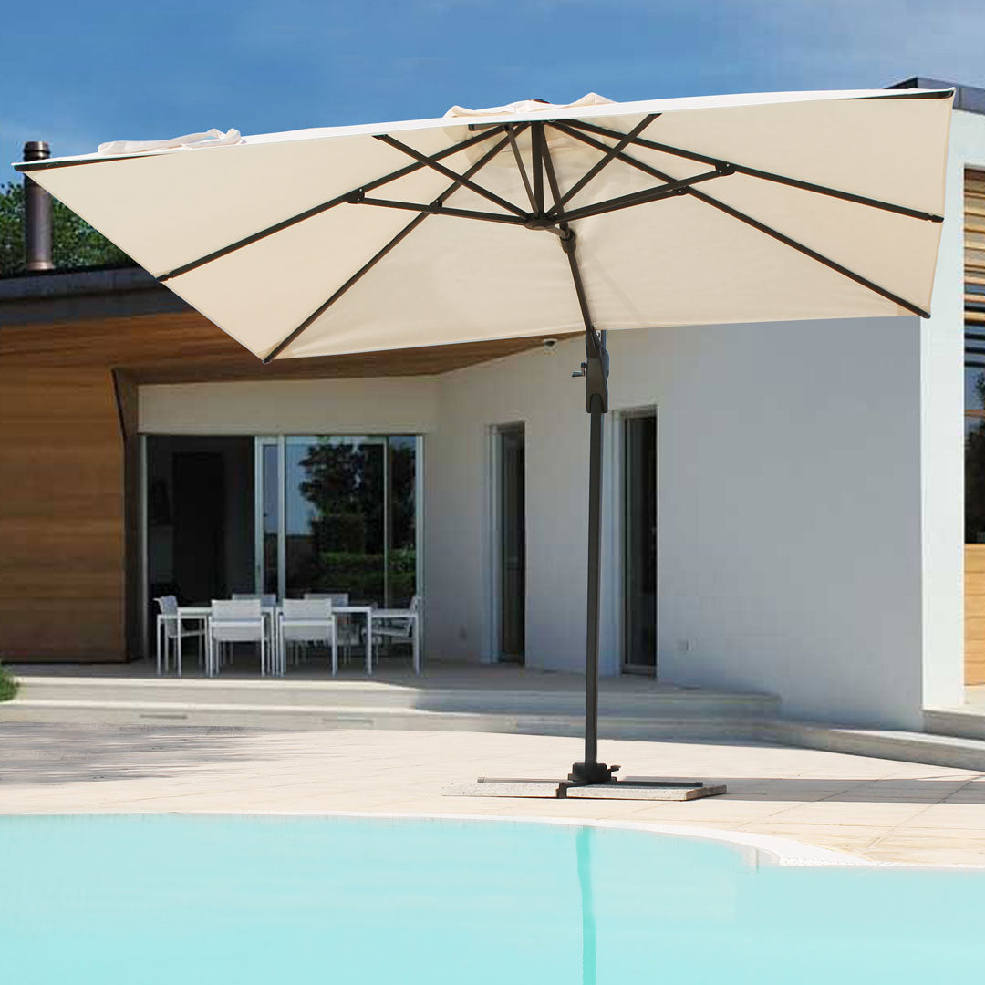 Sombrilla 3x3 Excéntrica para Jardín - BLUES