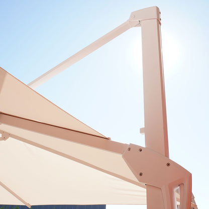 Parasol Excéntrico 4x3 de Aluminio – BLUES