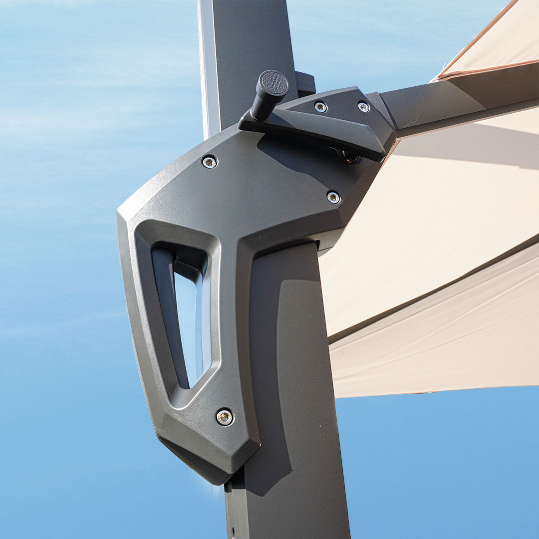 Parasol Excéntrico 4x3 de Aluminio – BLUES