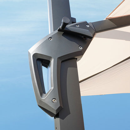 Parasol Excéntrico 4x3 de Aluminio – BLUES