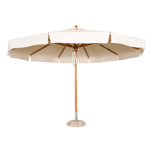 Sombrilla para Terraza Redonda de Madera