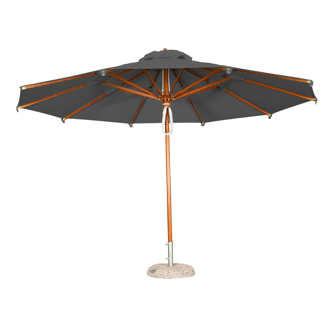 Sombrilla para Terraza Redonda de Madera - HAVANA