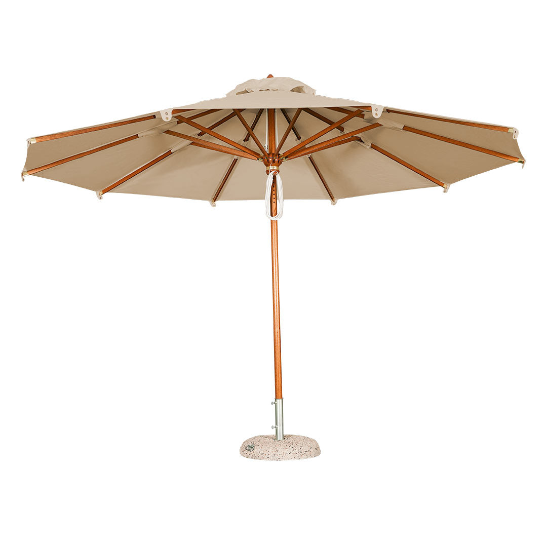 Sombrilla para Terraza Redonda de Madera - HAVANA