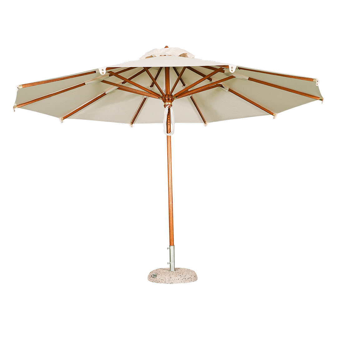 Sombrilla para Terraza Redonda de Madera - HAVANA