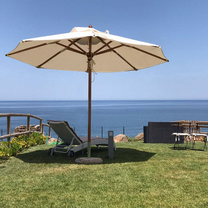 Sombrilla para Terraza Redonda de Madera - HAVANA