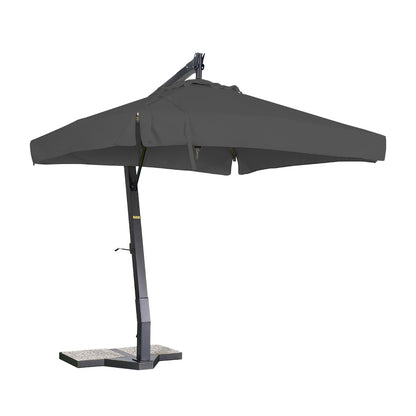 sombrilla de aluminio lona antracita