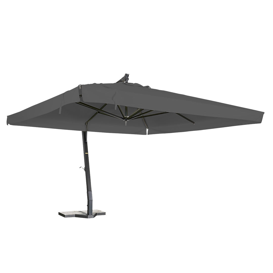 sombrilla de aluminio lona antracita