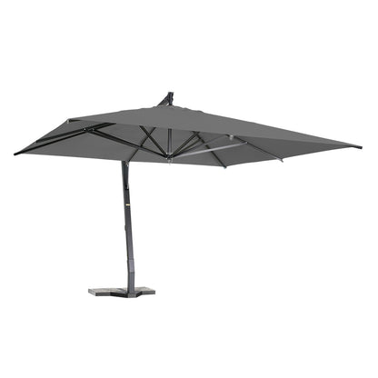 sombrilla de aluminio lona antracita