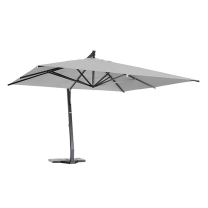 sombrilla de aluminio lona acero