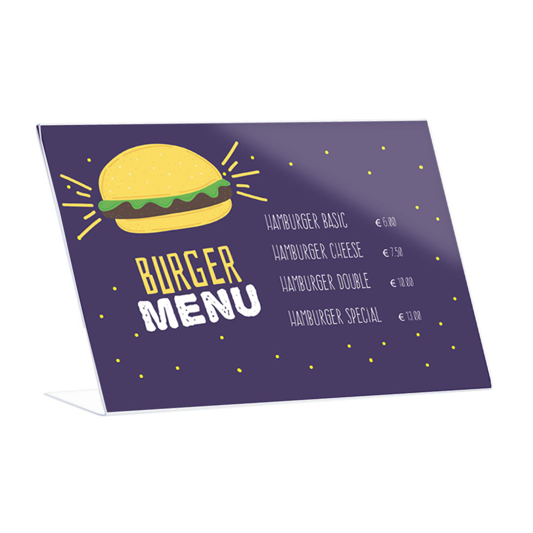 expositor portagrafica de metacrilato