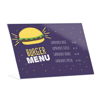 expositor portagrafica de metacrilato