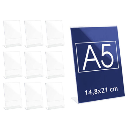 conjunto expositor portagrafica en metacrilato