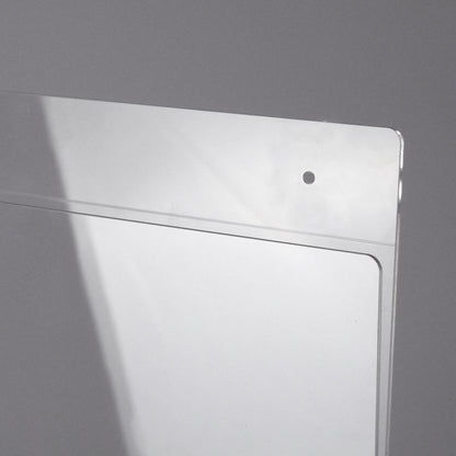detalle fijacion de porta avisos de pare en metacrilato