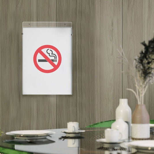 expositor para cartel de pared