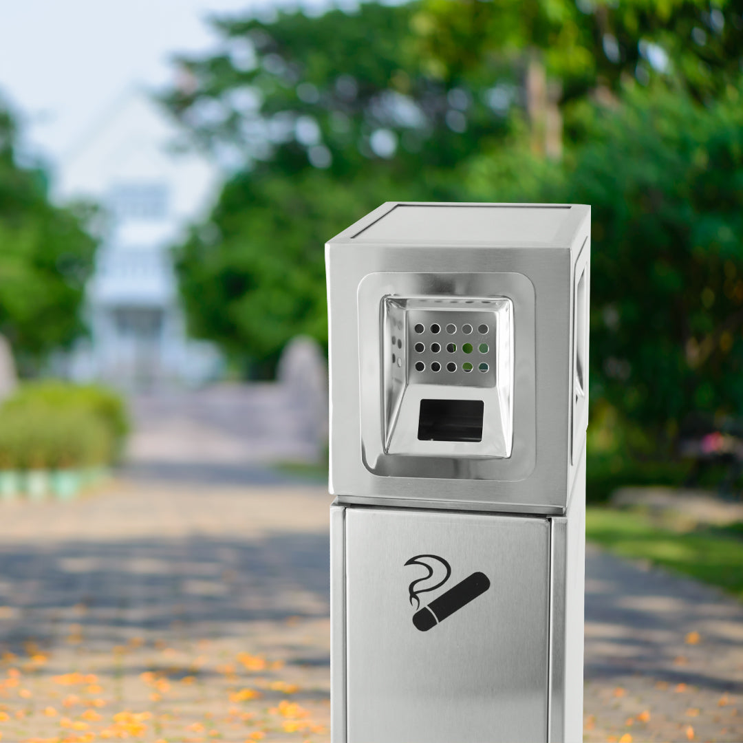 cenicero de pie para exterior