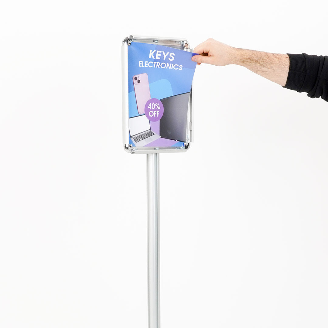 soporte de pie para carteles