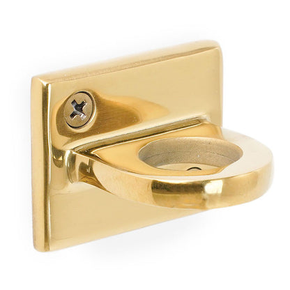enganche de pared dorado para cordones