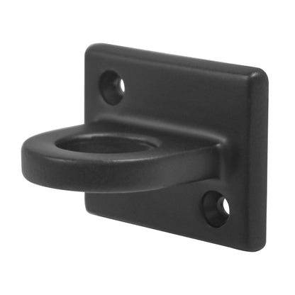 enganche de pared negro para cordones