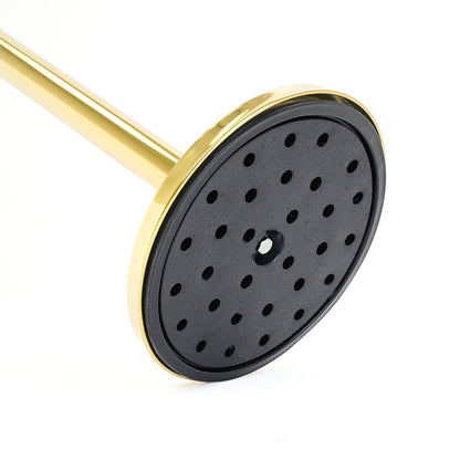 poste dorado para cordón base antideslizante