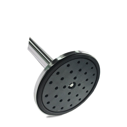 poste cromado para cordón con base antideslizante