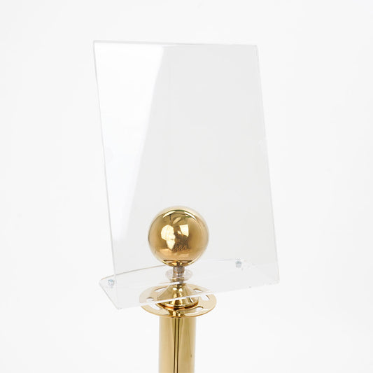 porta cartel A4 para postes