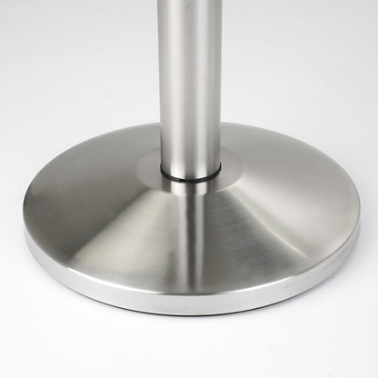 base de poste separador con cinta