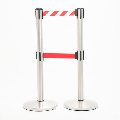 postes separador doble cinta blanca-roja y roja