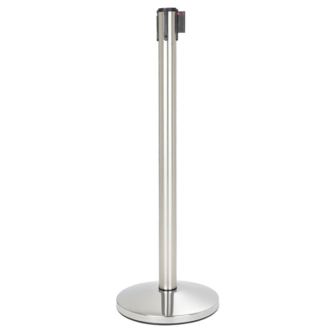 poste separador con cinta