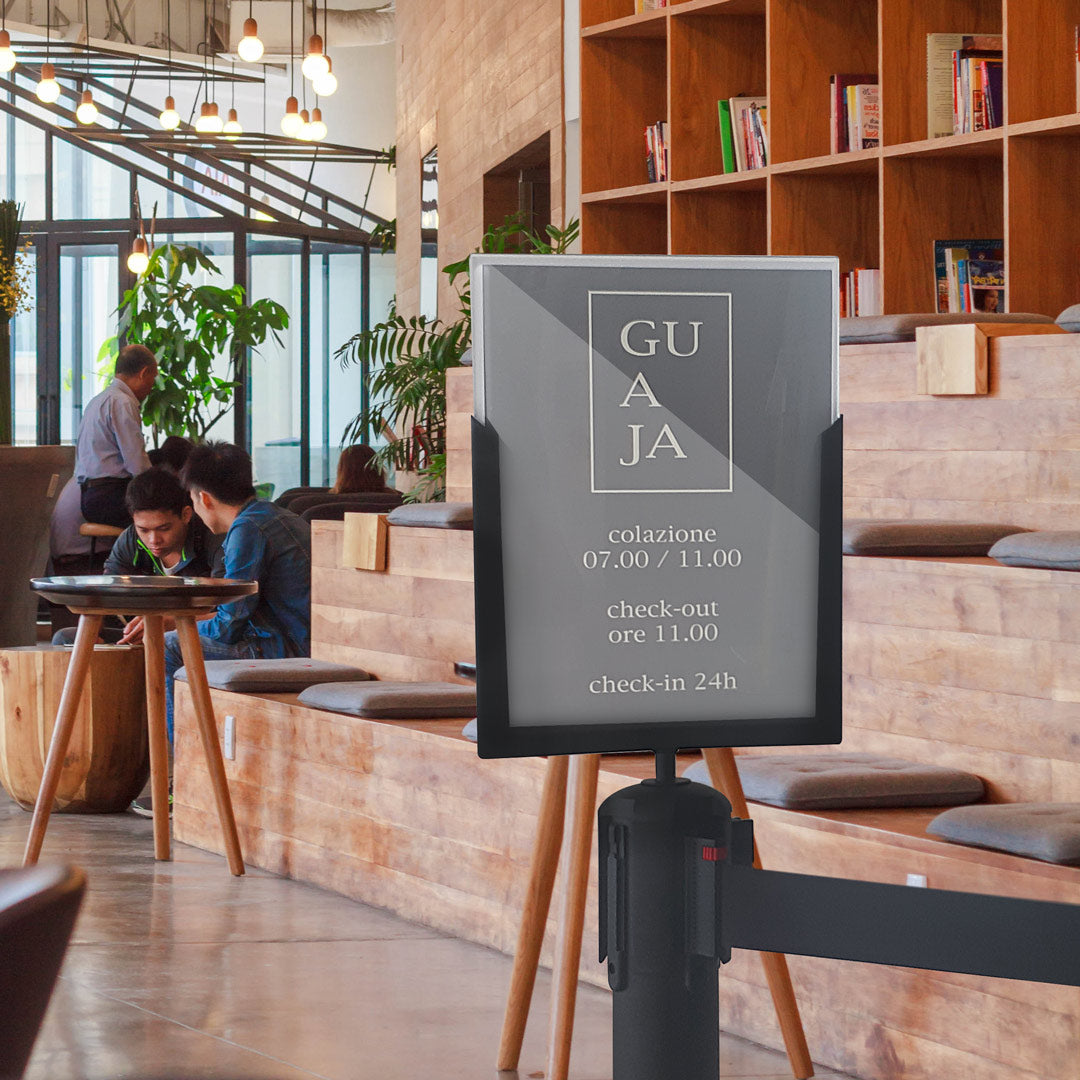 marco porta grafica para postes