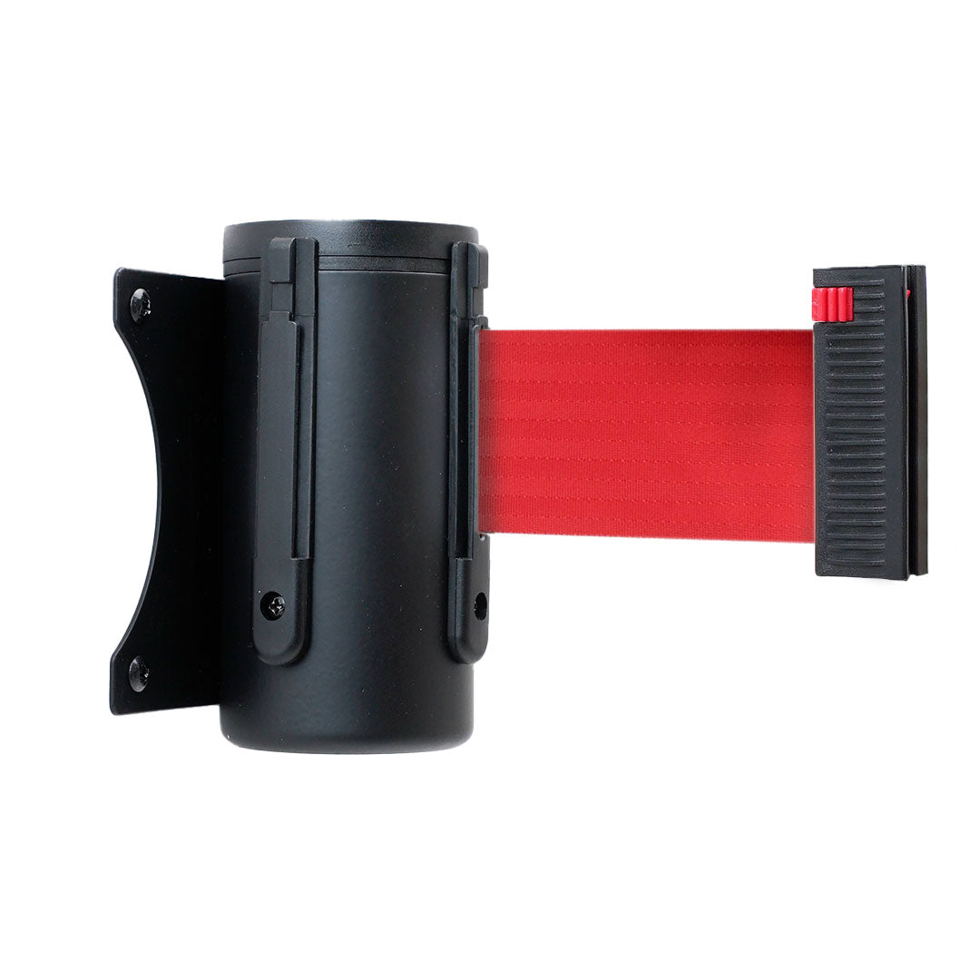 cinta retráctil roja para pared 