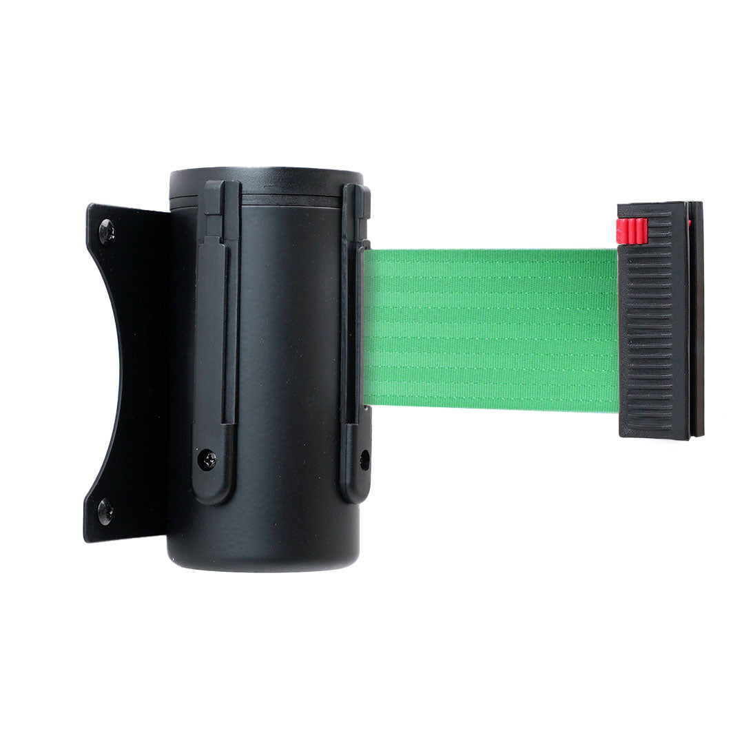 cinta retráctil verde para pared 