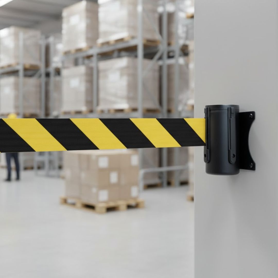 cinta retráctil para pared 