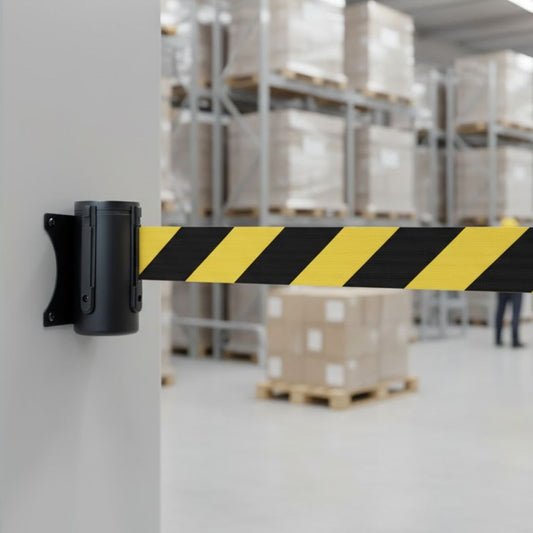 cinta retráctil para pared 