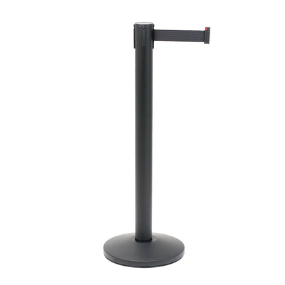 poste separador de cinta negra